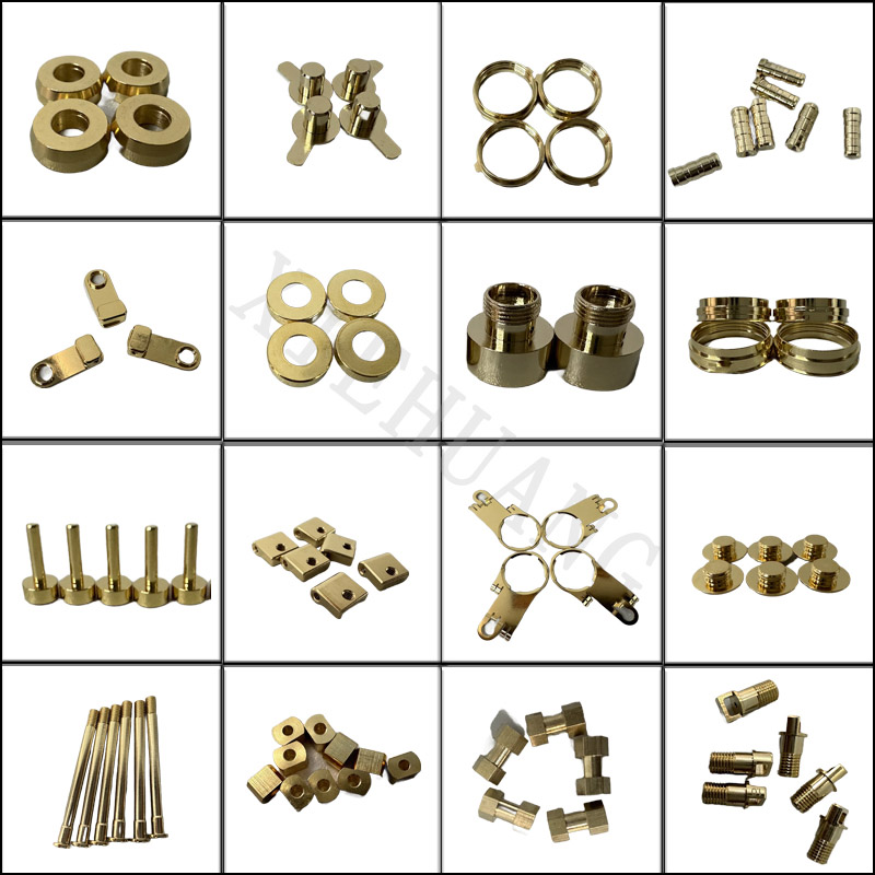 ชิ้นส่วนทองเหลือง CNC